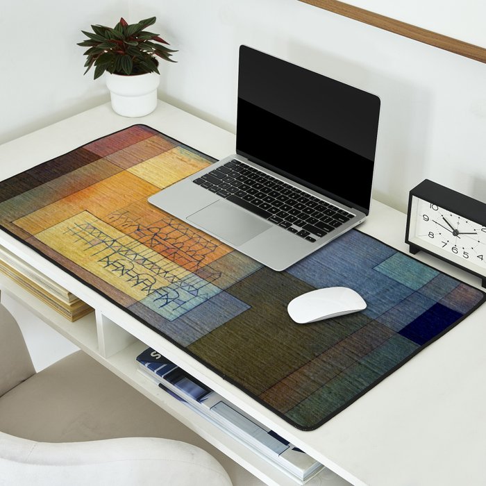 Polyphonic Architecture (1930) painting, Paul Klee Desk Mat Gallery Image 2