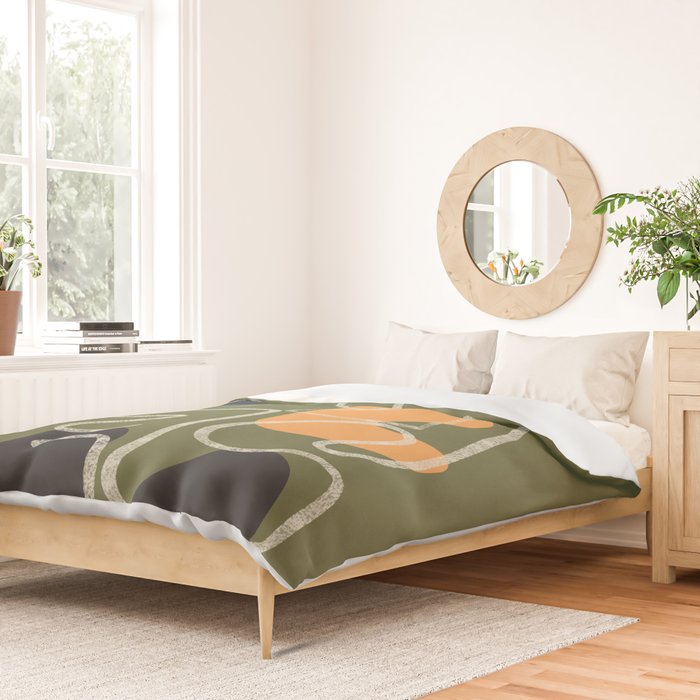 Organic Minimalist Layers 8 Duvet Cover Gallery Image 2