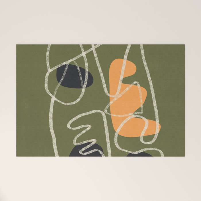 Organic Minimalist Layers 8 Welcome Mat Gallery Image 1