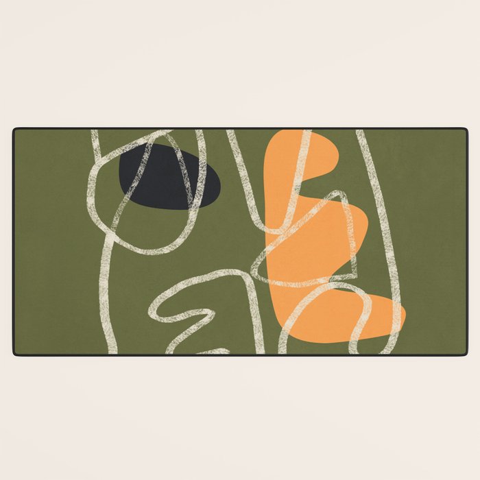 Organic Minimalist Layers 8 Desk Mat Gallery Image 3