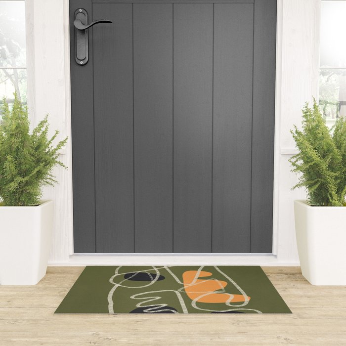 Organic Minimalist Layers 8 Welcome Mat Gallery Image 3