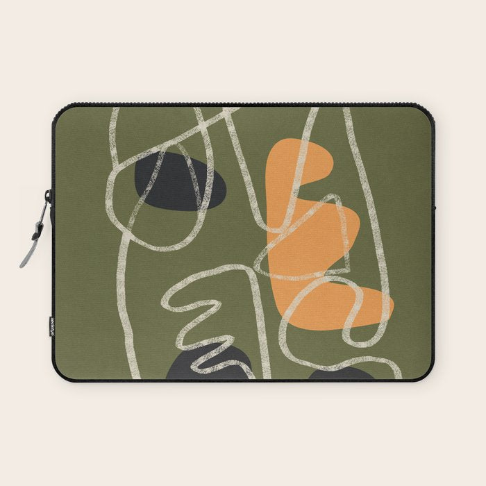 Organic Minimalist Layers 8 Laptop Sleeve Gallery Image 1