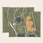 Organic Minimalist Layers 8 Placemat Gallery Image 1