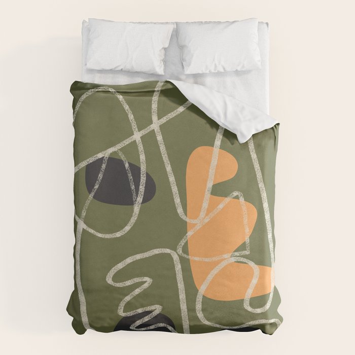 Organic Minimalist Layers 8 Duvet Cover Gallery Image 1