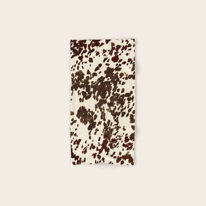 Textured Speckled Cow Bath Towel Gallery Image 1