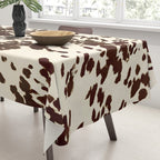 Textured Speckled Cow Tablecloth Gallery Image 3