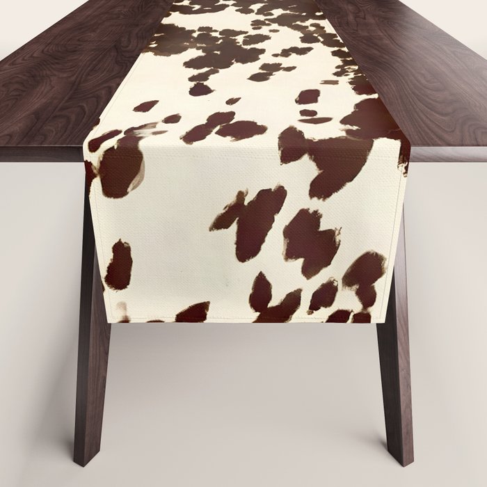 Textured Speckled Cow Table Runner Gallery Image 1