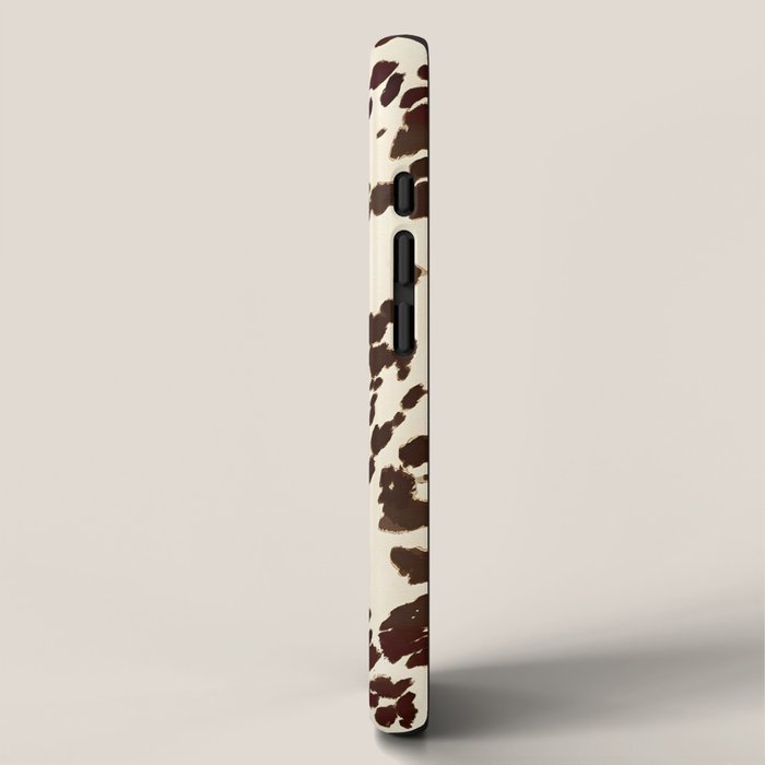 Textured Speckled Cow iPhone Case Gallery Image 2