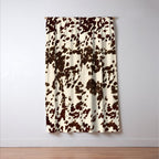 Textured Speckled Cow Window Curtain Gallery Image 3