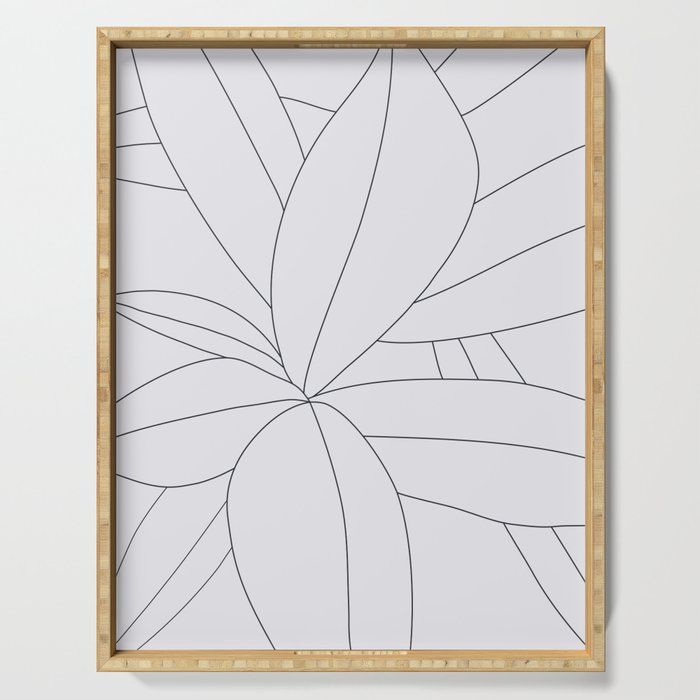 Flora Illustration 01 Serving Tray Gallery Image 1