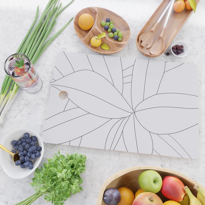 Flora Illustration 01 Cutting Board Gallery Image 2