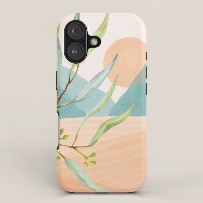 Setting Sun over the Sea 1 iPhone Case Gallery Image 1