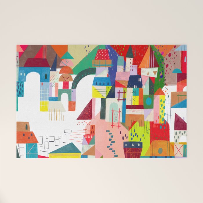 Blocks Castle Welcome Mat Gallery Image 1