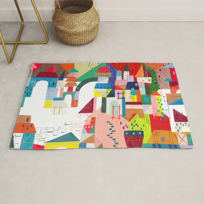 Blocks Castle Rug Gallery Image 1