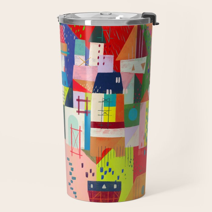 Blocks Castle Travel Mug Gallery Image 2