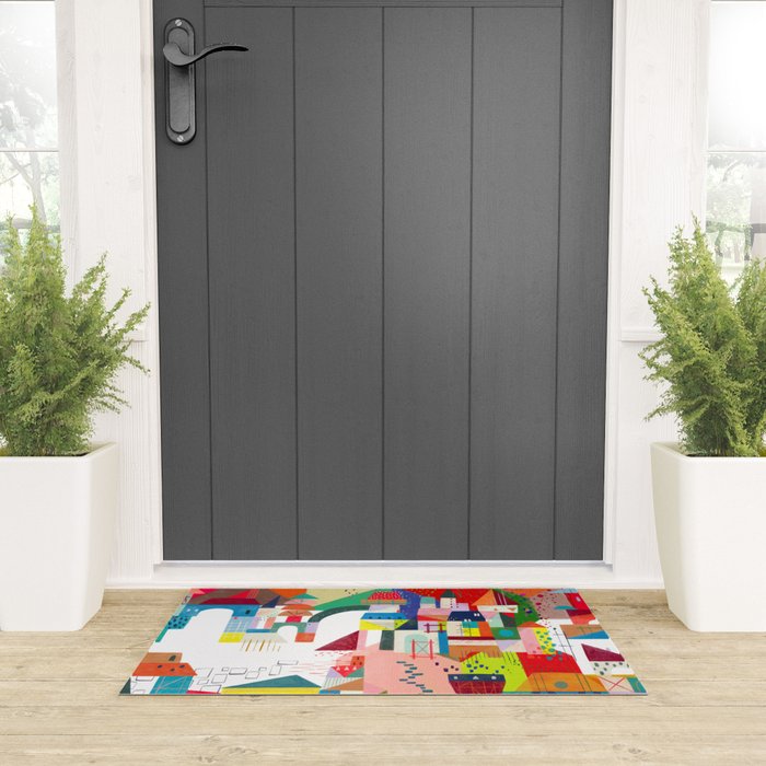 Blocks Castle Welcome Mat Gallery Image 3