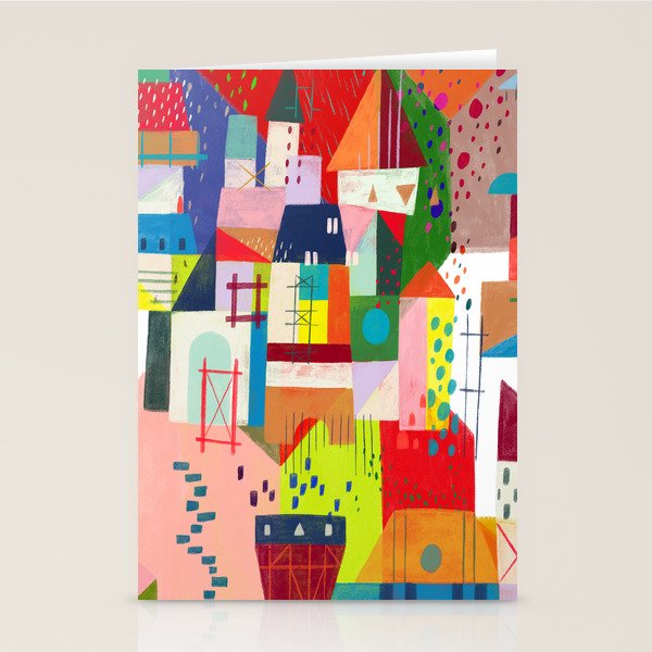 Blocks Castle Stationery Card Gallery Image 1