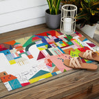 Blocks Castle Outdoor Rug Gallery Image 2