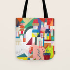 Blocks Castle Tote Bag Gallery Image 1