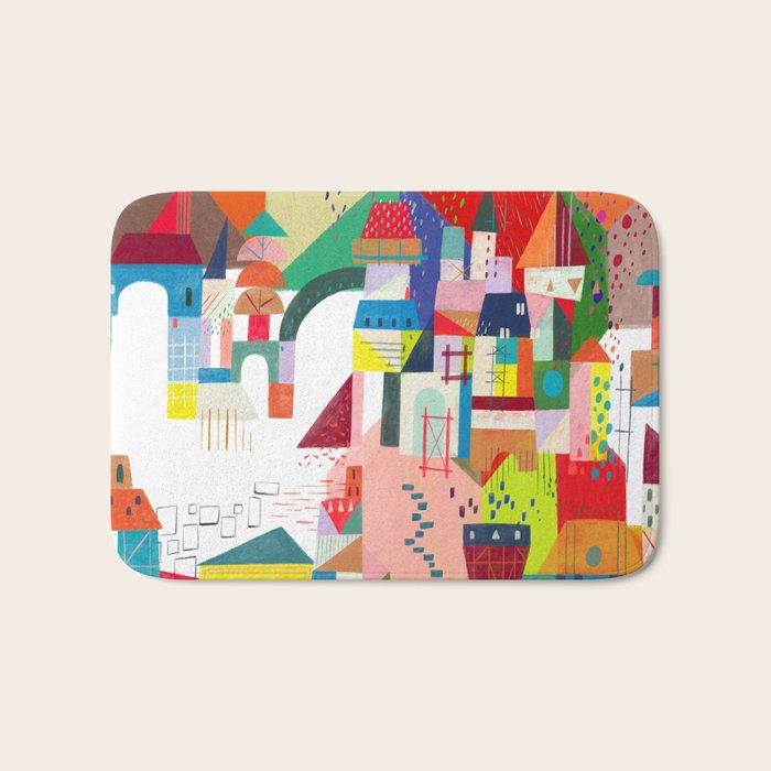 Blocks Castle Bath Mat Gallery Image 1