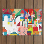 Blocks Castle Outdoor Rug Gallery Image 1