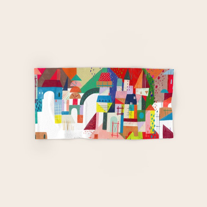 Blocks Castle Bath Towel Gallery Image 1