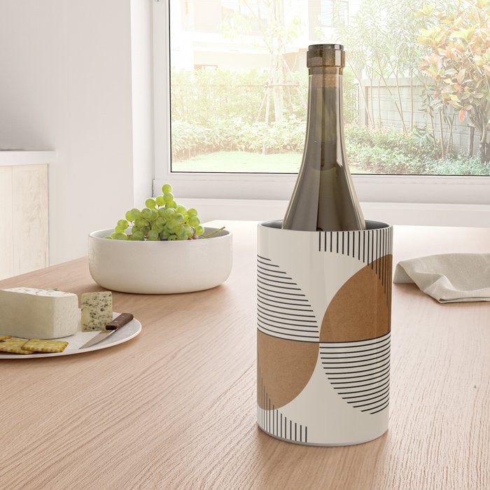 Abstraction_SUNSHINE_BALANCE_YINYANG_LINE_POP_ART_0630A Wine Chiller Gallery Image 4