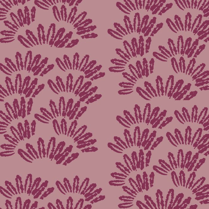 Modern Botanical on Berry  Coffee Mug Gallery Image 2