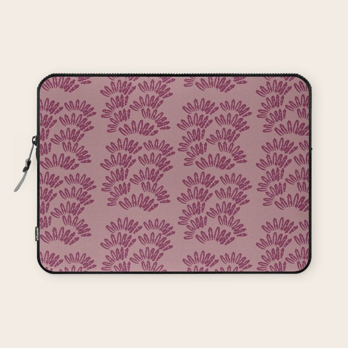 Modern Botanical on Berry  Laptop Sleeve Gallery Image 1