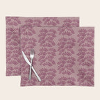 Modern Botanical on Berry  Placemat Gallery Image 1