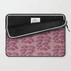 Modern Botanical on Berry  Laptop Sleeve Gallery Image 2