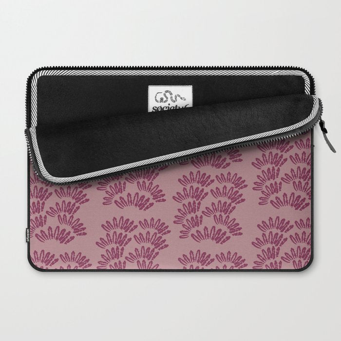 Modern Botanical on Berry  Laptop Sleeve Gallery Image 2