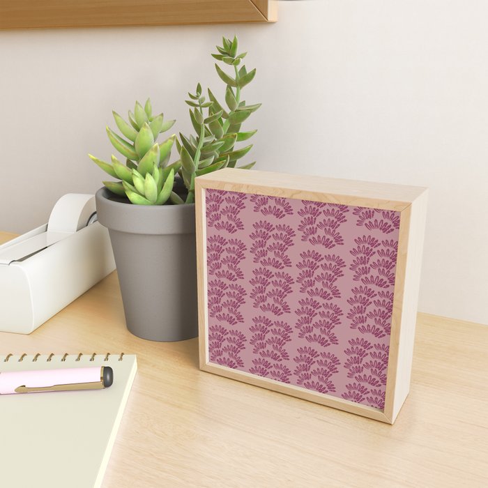 Modern Botanical on Berry  Mini Art Print Gallery Image 2