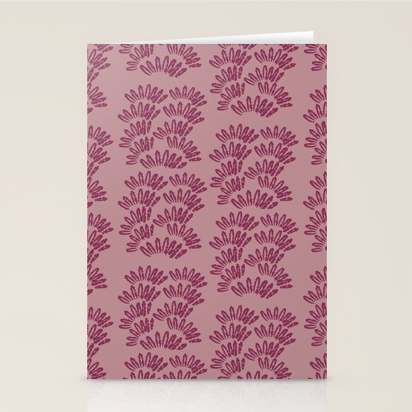 Modern Botanical on Berry  Stationery Card Gallery Image 1