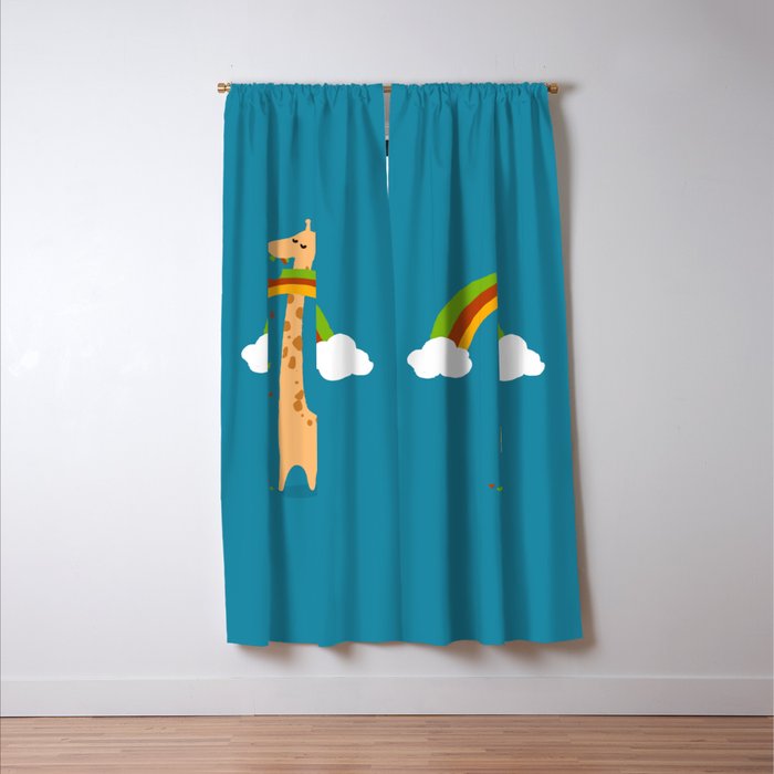 Taste of Happiness Rainbow Window Curtain Gallery Image 3