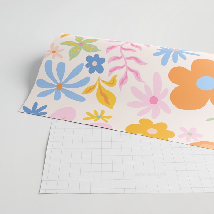 Candy Flowers Wrapping Paper Gallery Image 2