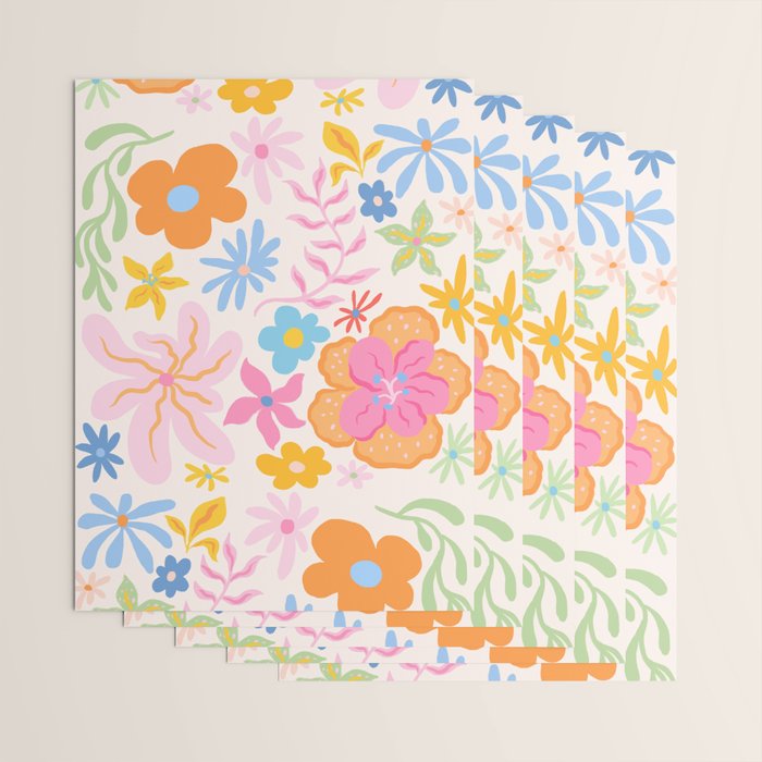 Candy Flowers Wrapping Paper Gallery Image 3