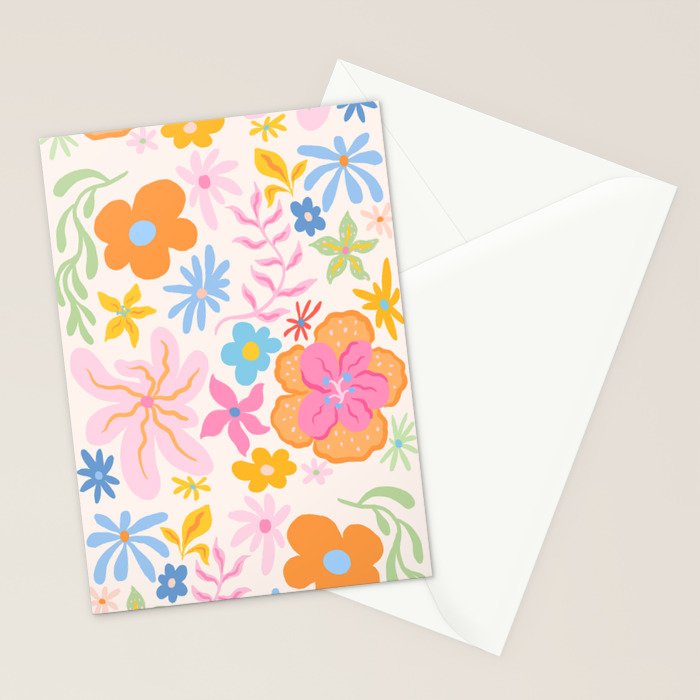 Candy Flowers Stationery Card Gallery Image 2