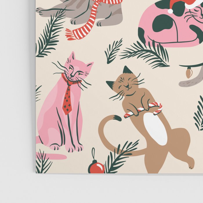 Silly Christmas Cats Poster Gallery Image 3