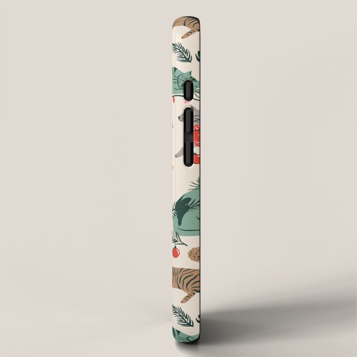 Silly Christmas Cats iPhone Case Gallery Image 2