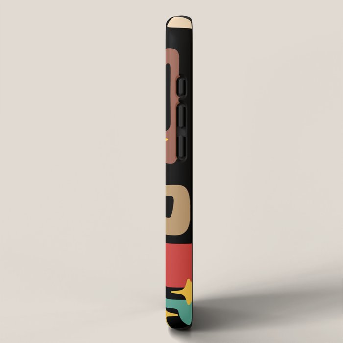 Retro Mid Century Modern Abstract Pattern 223 iPhone Case Gallery Image 2