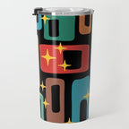 Retro Mid Century Modern Abstract Pattern 223 Travel Mug Gallery Image 3