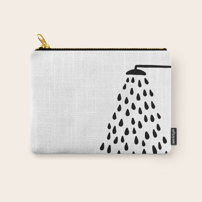 Shower drops with feucet on the right side Carry All Pouch Gallery Image 1