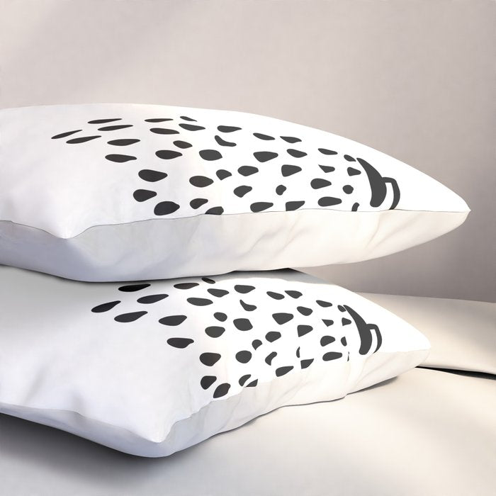 Shower drops with feucet on the right side Pillow Sham Gallery Image 3