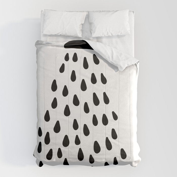 Shower drops with feucet on the right side Comforter Gallery Image 1