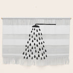 Shower drops with feucet on the right side Wall Hanging Gallery Image 1