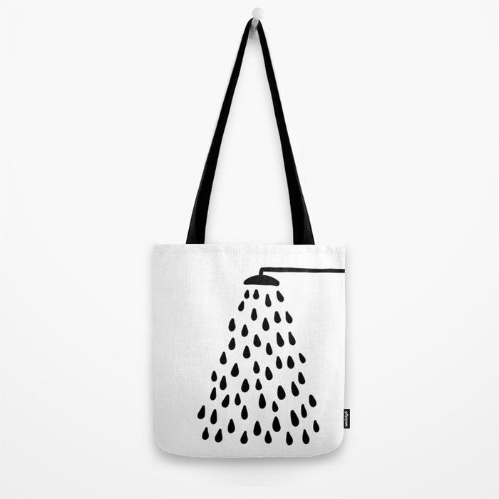 Shower drops with feucet on the right side Tote Bag Gallery Image 2