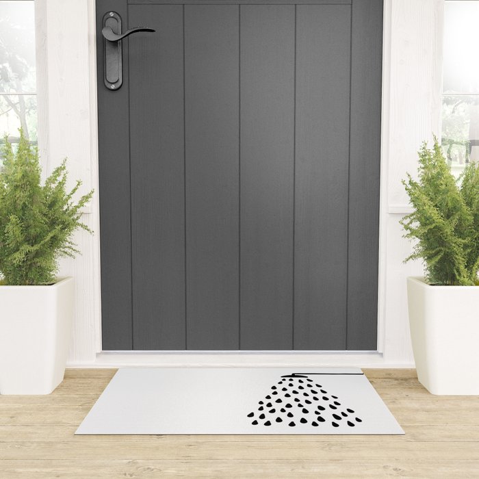 Shower drops with feucet on the right side Welcome Mat Gallery Image 3