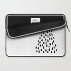 Shower drops with feucet on the right side Laptop Sleeve Gallery Image 2