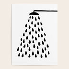 Shower drops with feucet on the right side Poster Gallery Image 4
